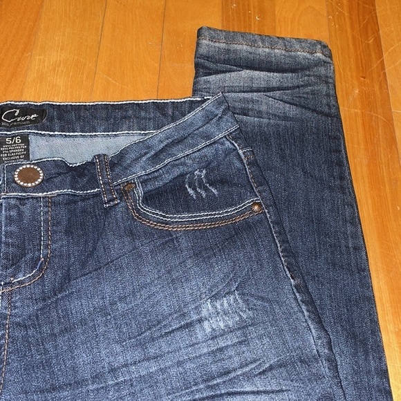 Women’s Z Curve by ZCO Premium Bling Blue Jeans Size 5/6 - Picture 3 of 16
